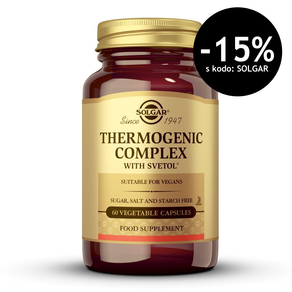 Solgar Thermogenic Kompleks, kapsule (60 kapsul)